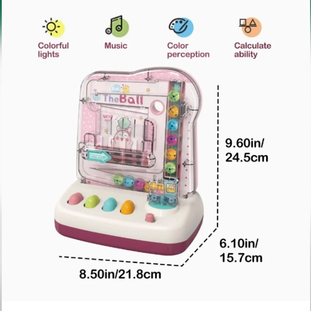 Logic Puzzle Game With Lights And Sounds For Hand, Eye And Brain Coordination